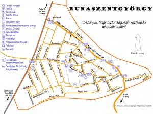 Dunaszentgyörgy térképe